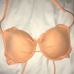 victoria’s secret swimsuit in tangerine
